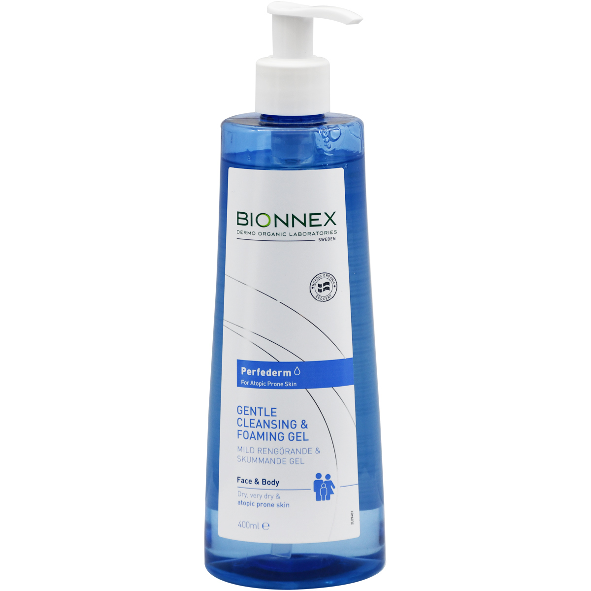 Bionnex Perfederm Cleansing Foam Gel for Dry Skin 400 ml image number 0