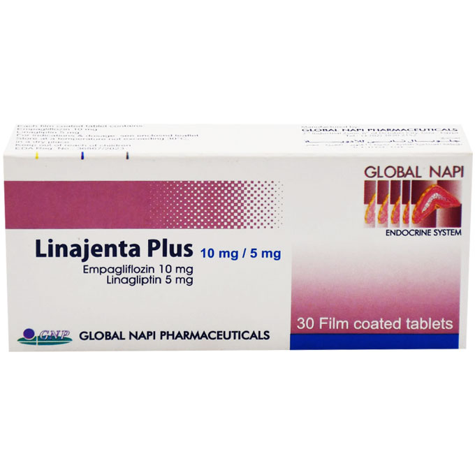 Linajenta Plus 10mg/5mg 30 Film Coated Tablets image number 0