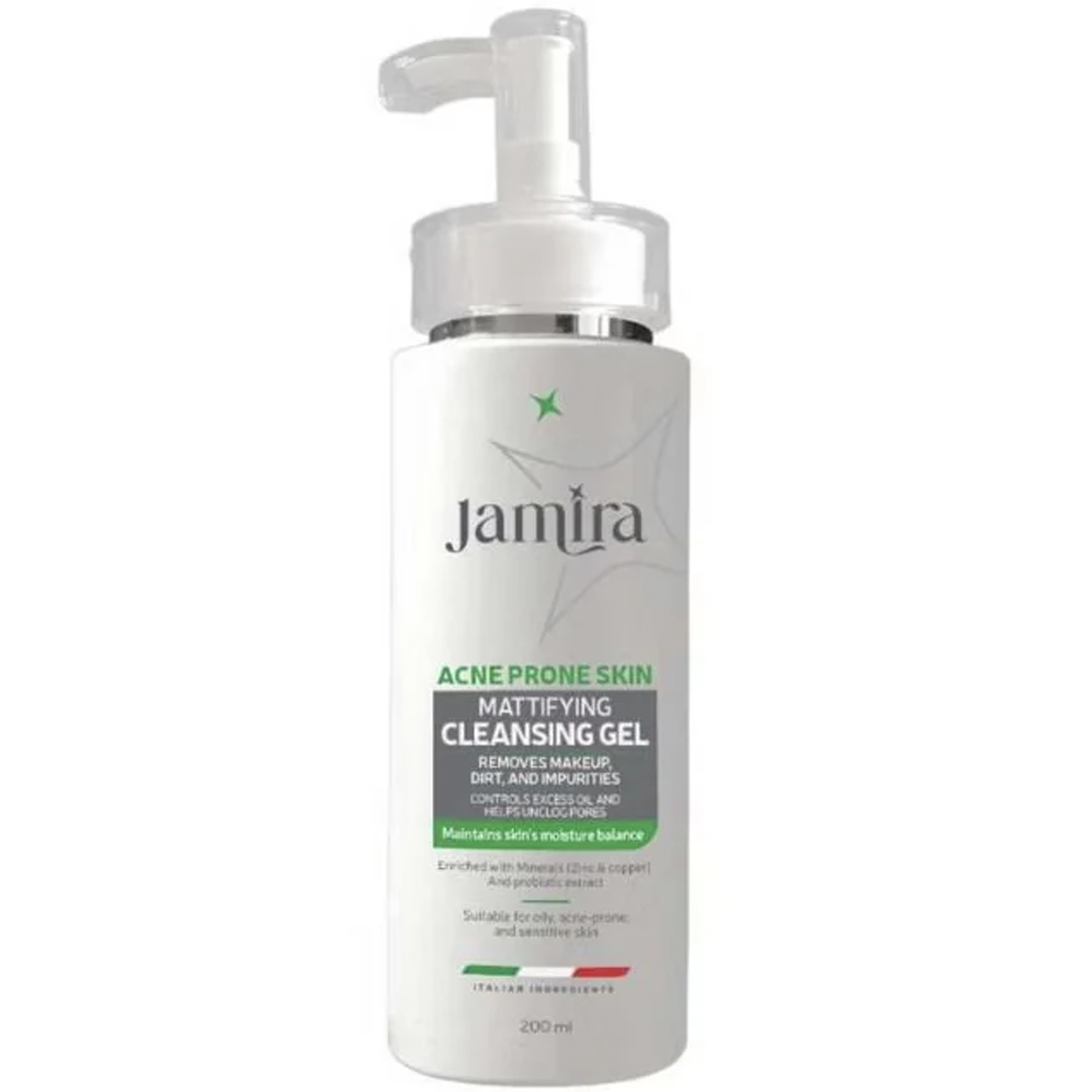 Jamira Acne Prone Skin Mattifying Cleansing Gel 200 ml image number 0