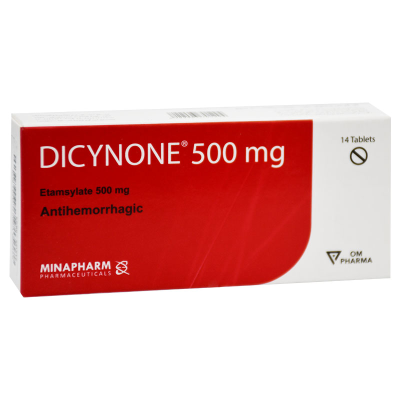 Dicynone 500mg 14 Tablet image number 0