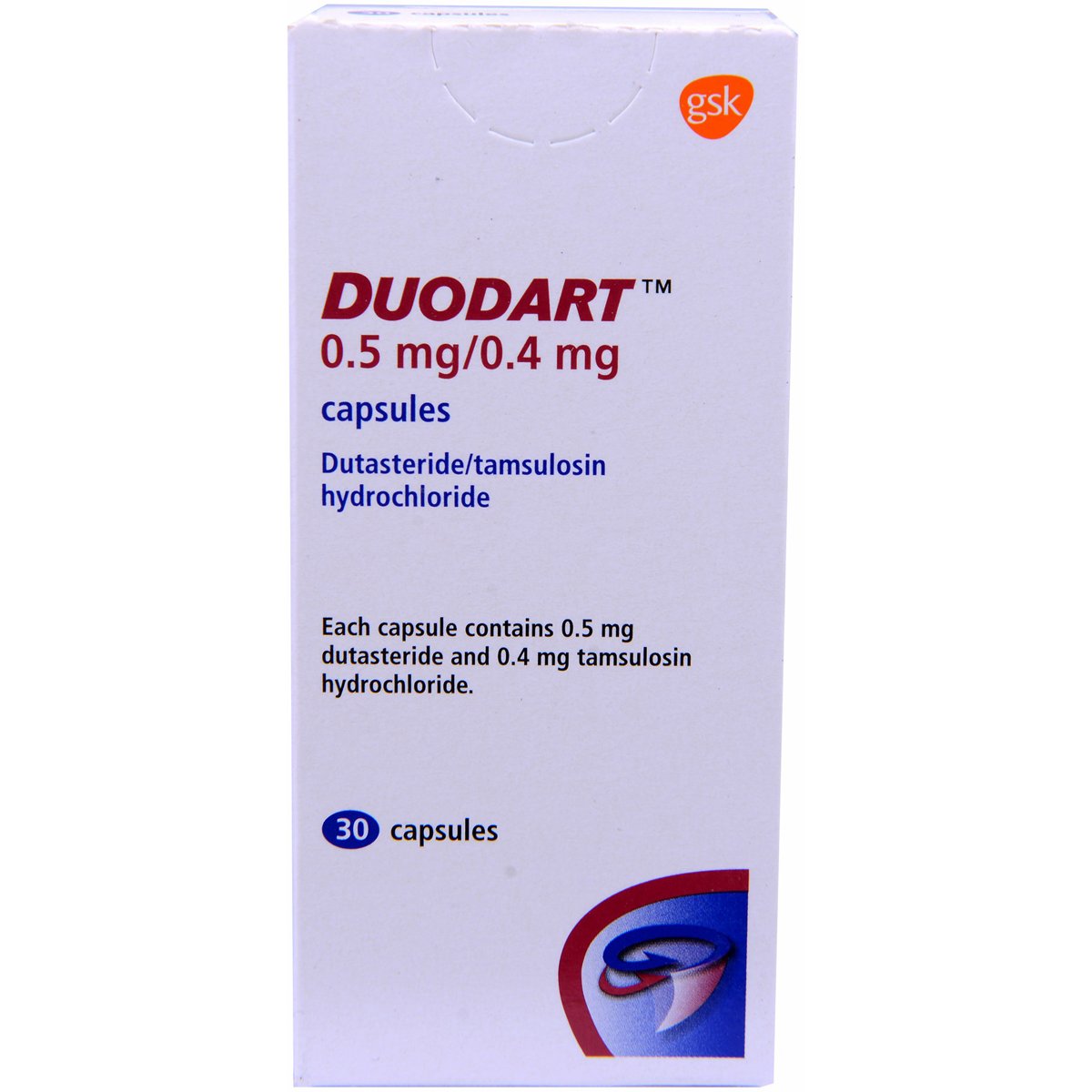 Duodart 0.5Mg/0.4mg 30 Capsules image number 0