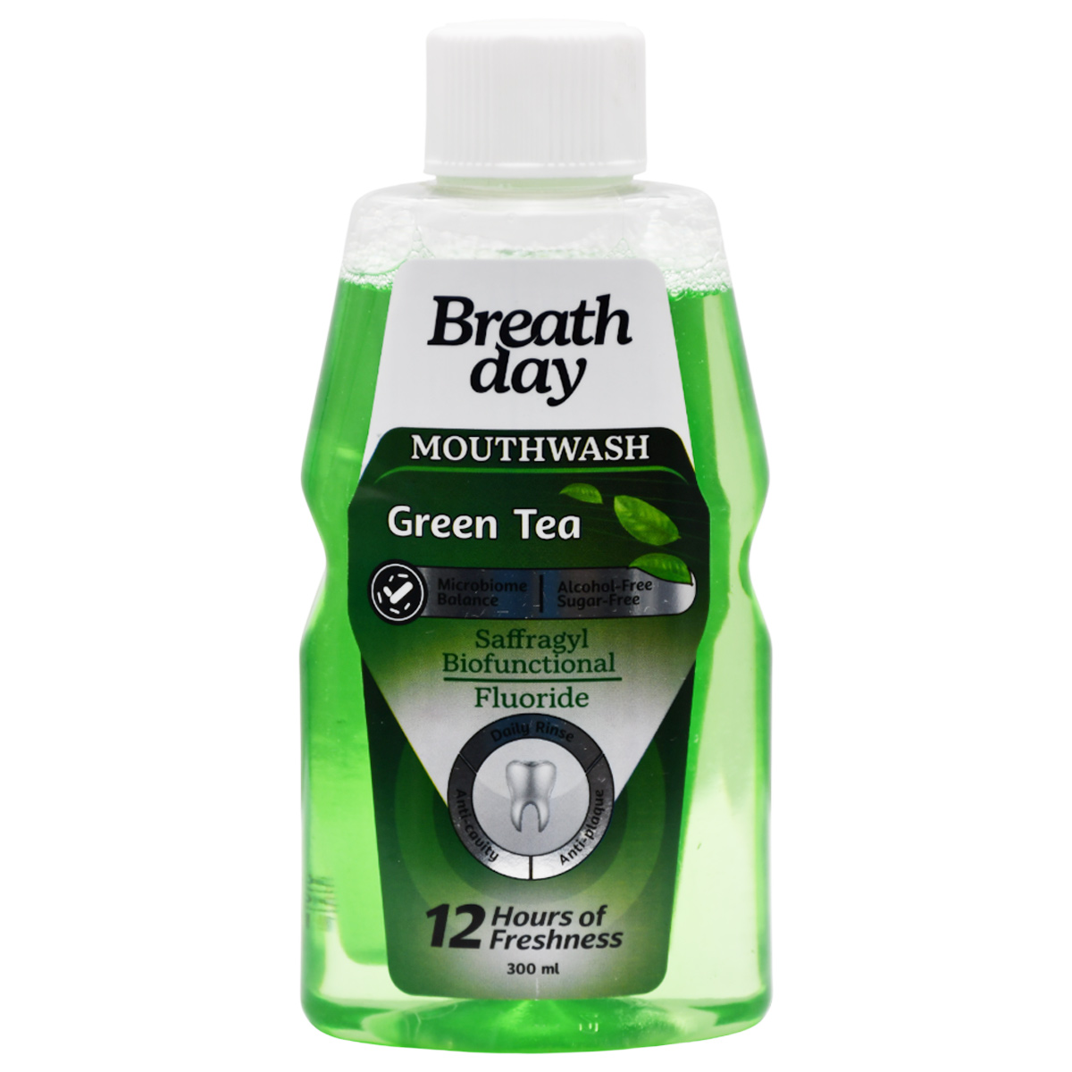 Breath Day Green Tea Mouth Wash 300 ml image number 0