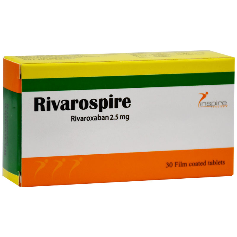 Rivarospire 2.5mg 30 Film Coated Tablet image number 0