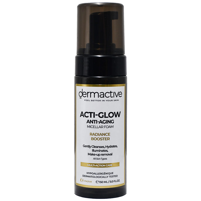Dermactive Acti Glow Anti Aging Micellar Foam 150ml image number 0