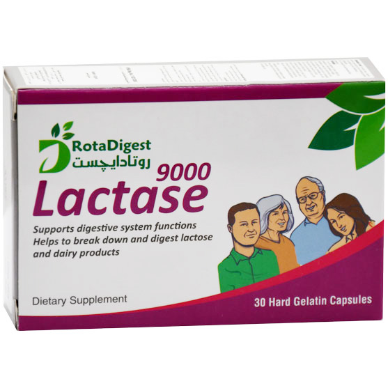 Rotadigest Lactase 9000 - 30 Hard Gelatin Capsules image number 0