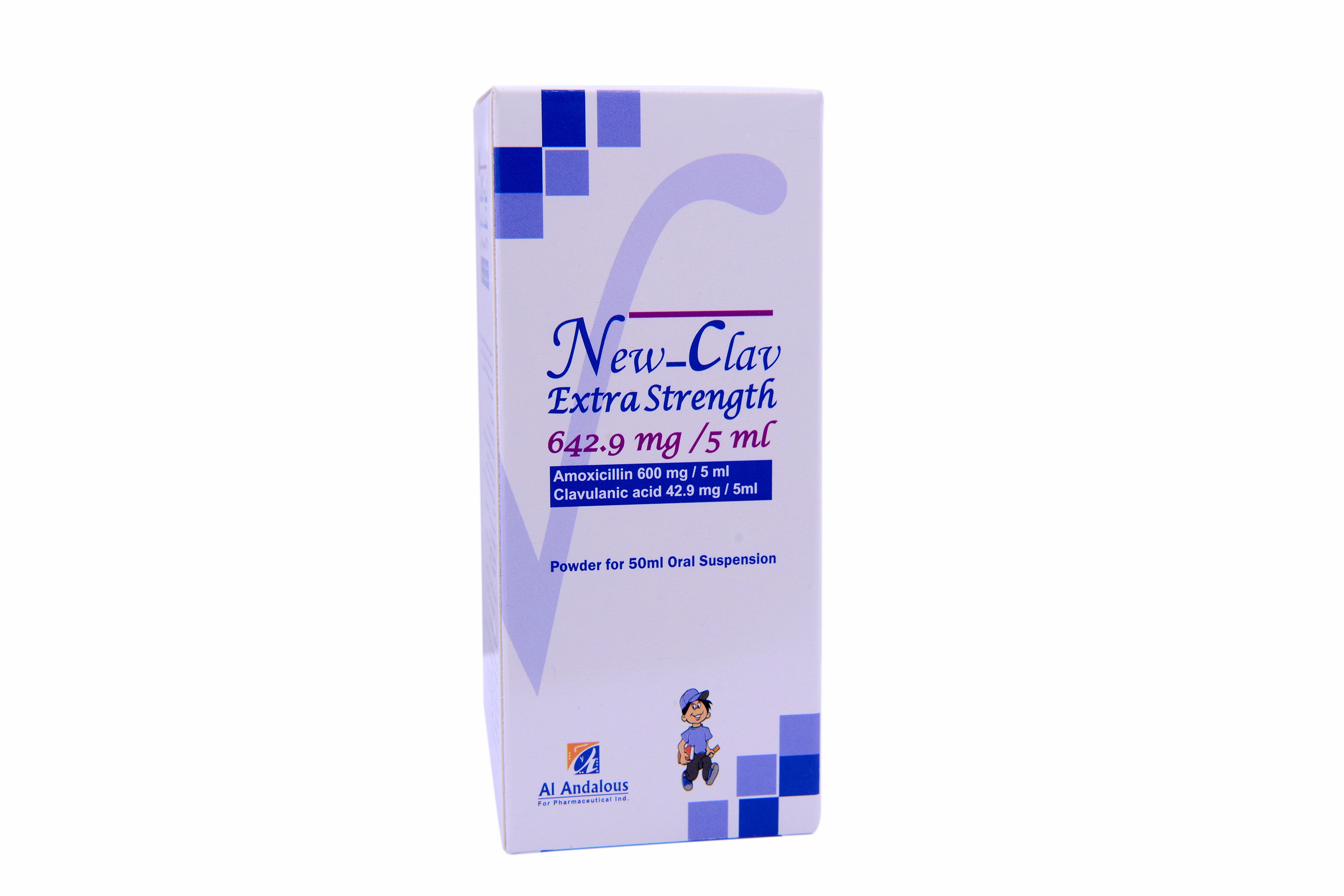 New Clav Extra642.9Mg/5ml (50ml) Suspension image number 0