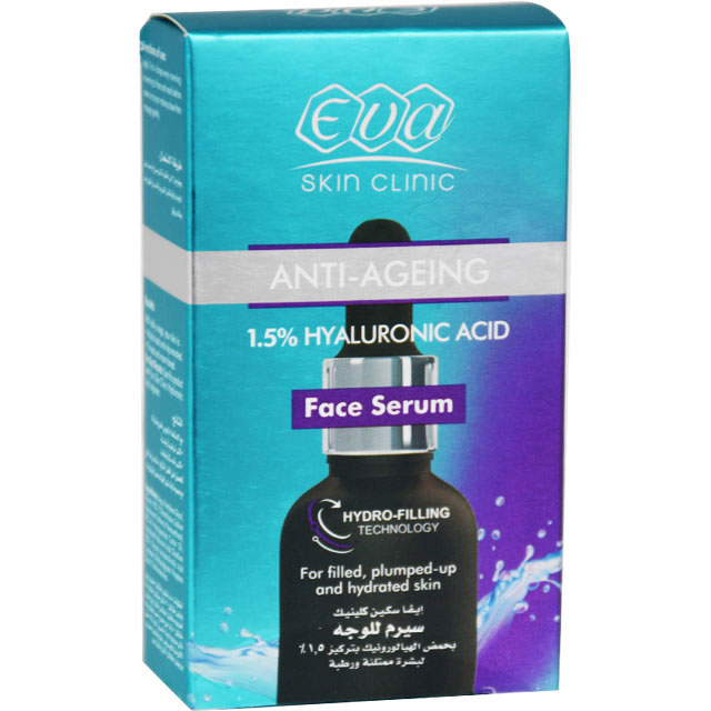 Eva Skin Clinic Anti Ageing 1.5% Hyaluronic Acid Face Seurm 30ml image number 0