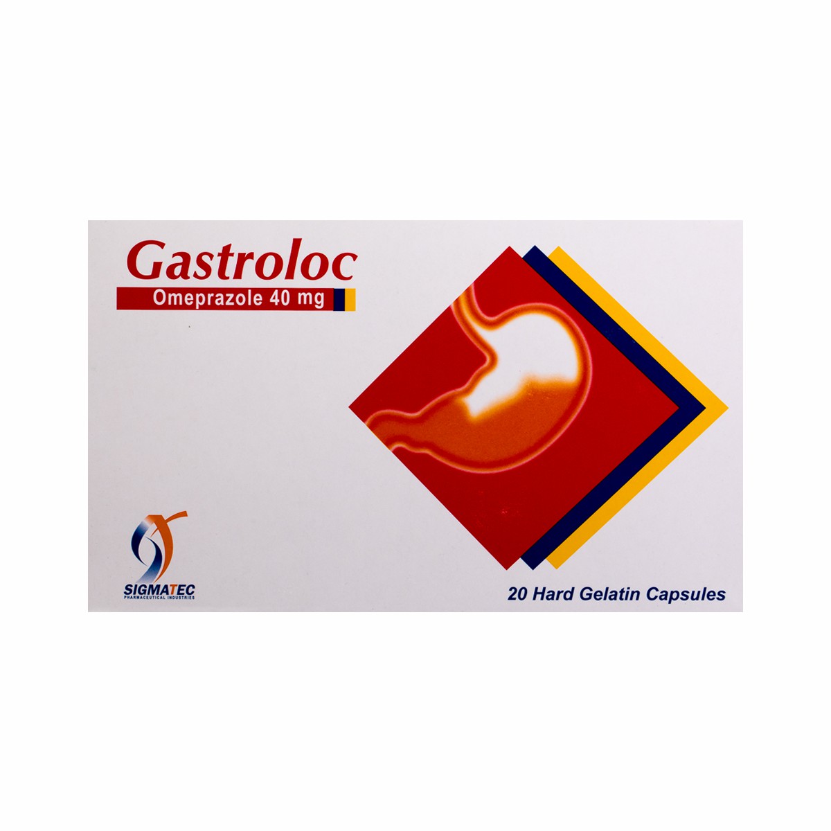Gastroloc 40mg 20 Capsules image number 0