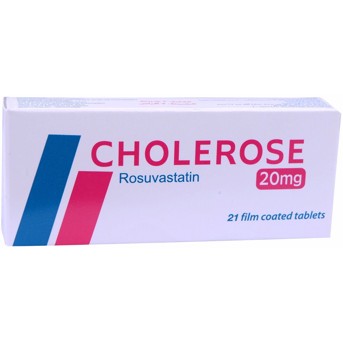 Cholerose 20mg 21 Film Coated Tablets image number 0