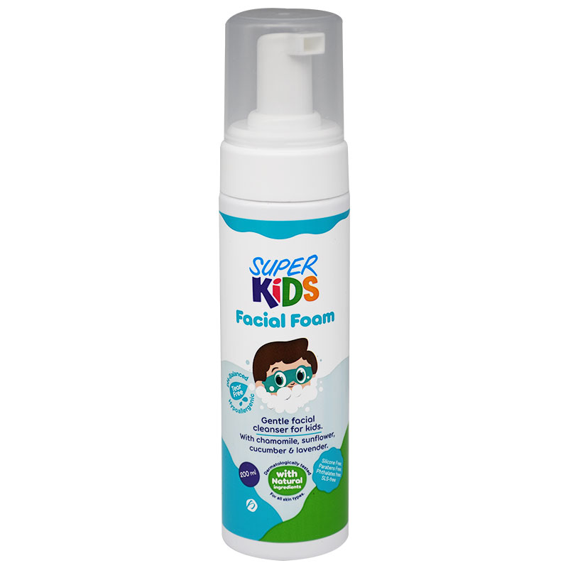 Super Kids Facial Foam Cleanser 200ml image number 0