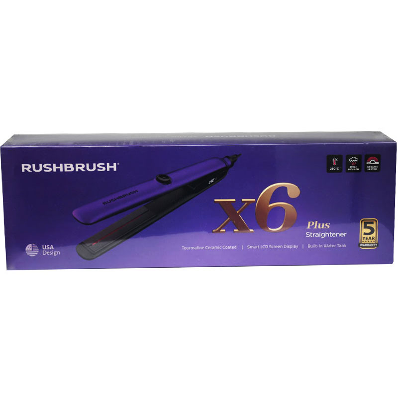 Rush Brush Purple X6 Plus Straightener image number 0