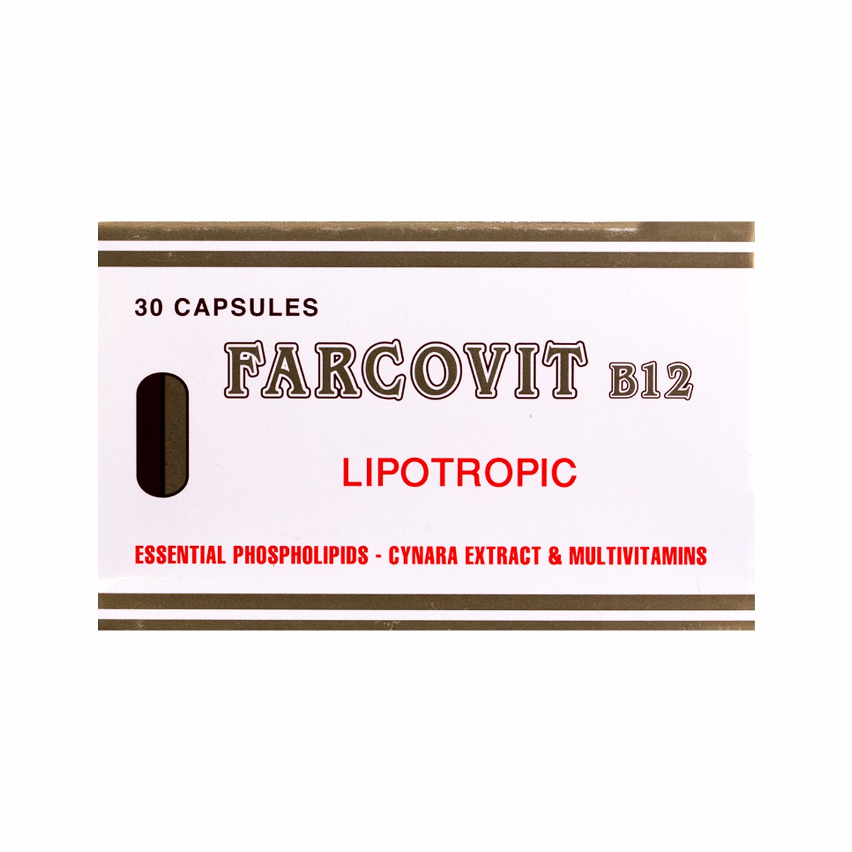 Farcovit B12 30 Capsules image number 0