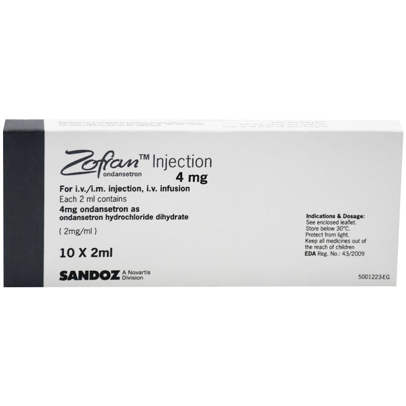 Zofran 4mg/2ml 10 Ampoules image number 0