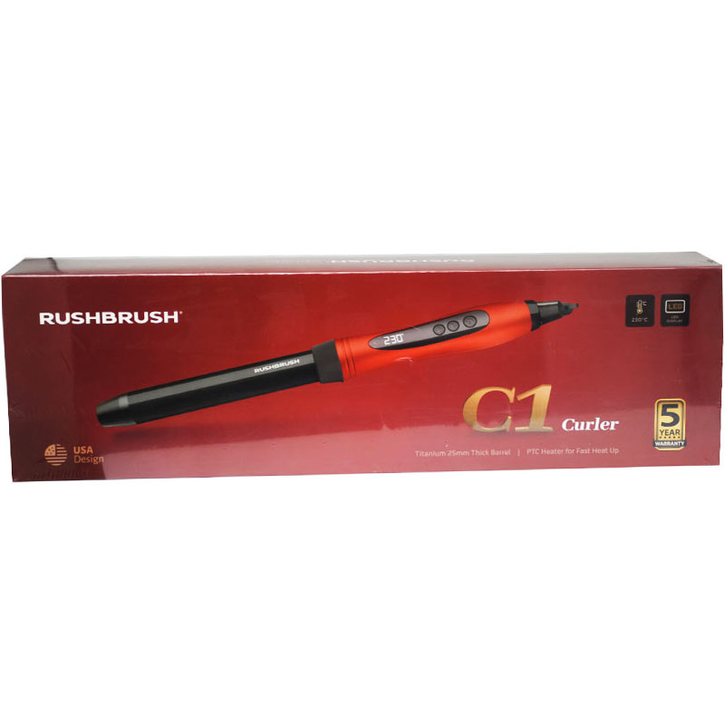 Rush Brush C1 Curler Black image number 0