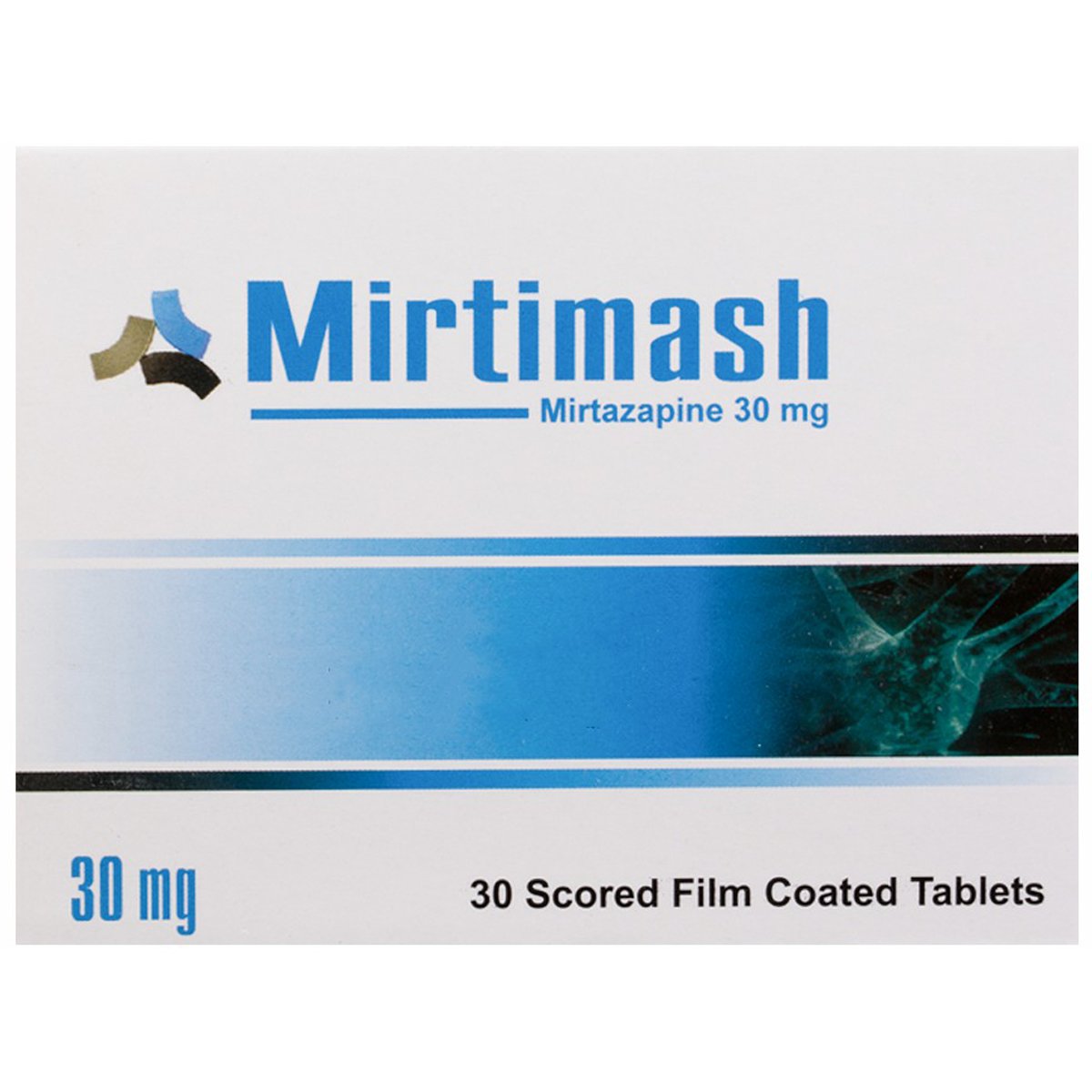 Mirtimash 30mg 30 Scored Film Coated Tablets image number 0