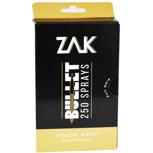 Zak Bullet Liquid Gold Eau De Parfum Spray For Men 25ml image number 0