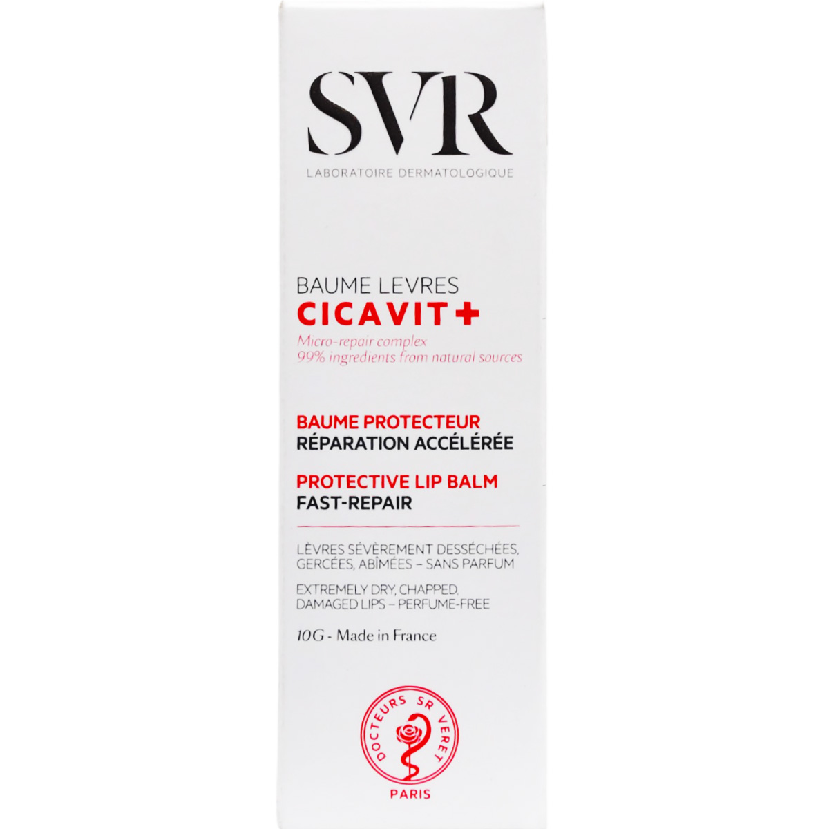 SVR Cicavit+ Protective Lip Balm 10gm image number 0