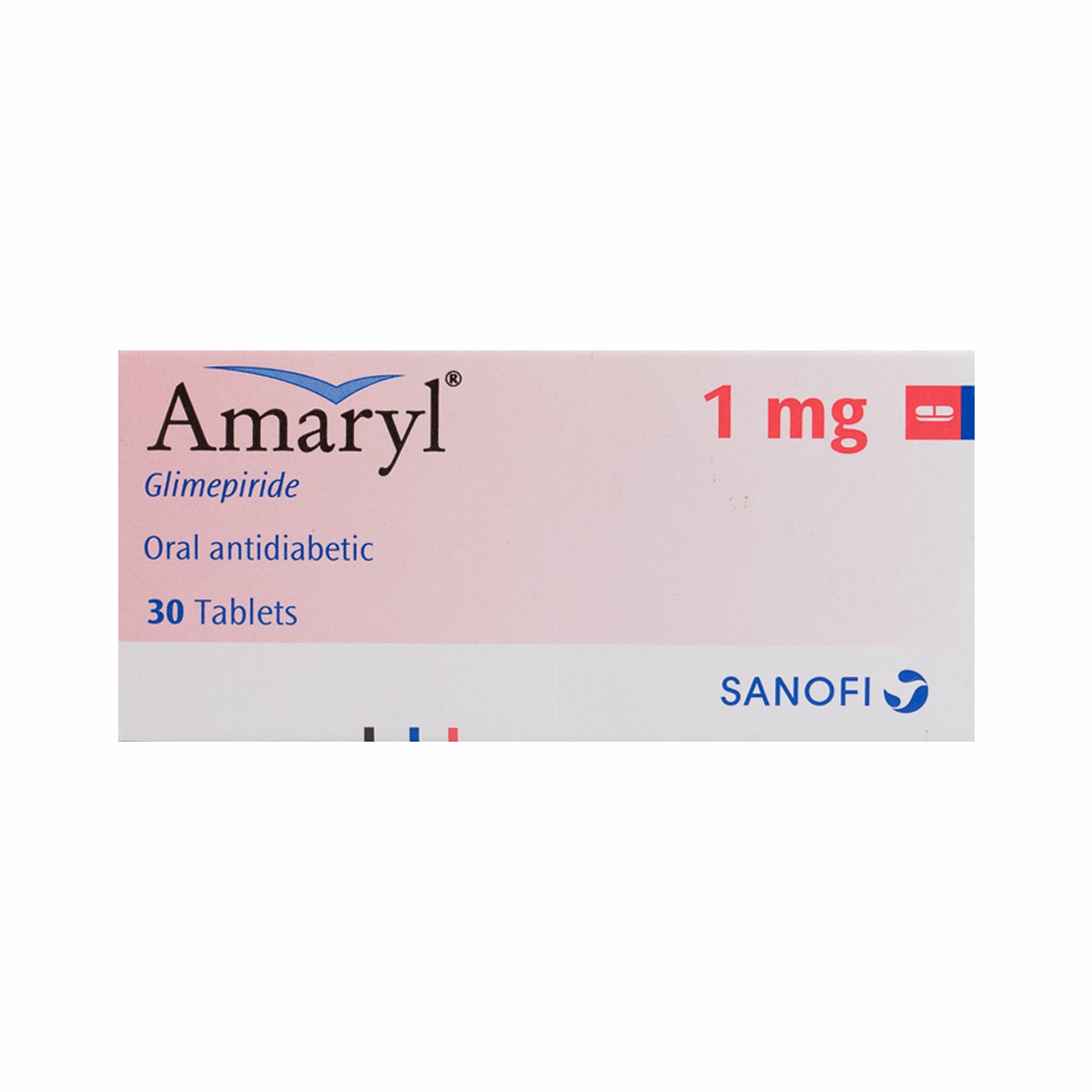 Amaryl 1mg 30Tab image number 0
