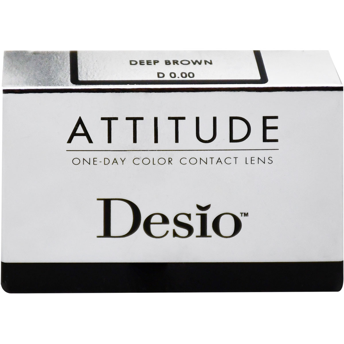 Desio Attitude One Day Color Contact Lens Deep Brown image number 0