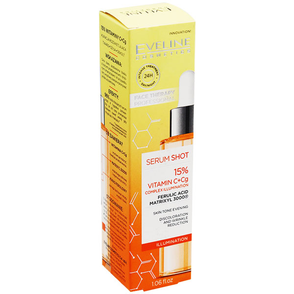 Eveline Vitamin C+CG 15% Serum Shot 30ml image number 0