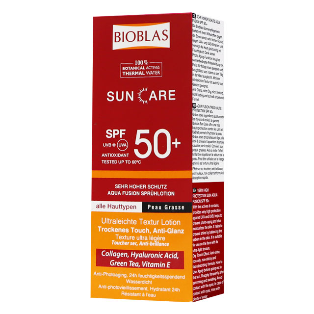 Bioblas Sun Care SPF 50+ Aqua Fusion Lotion Spray 75ml image number 0