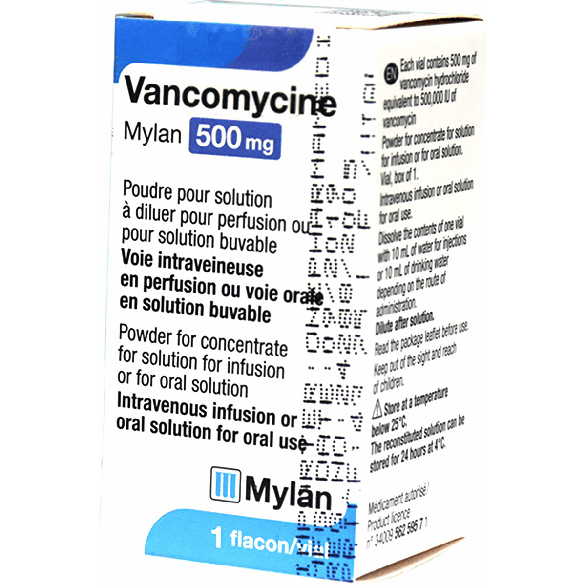 Vancomycin 500mg 1 Vial image number 0