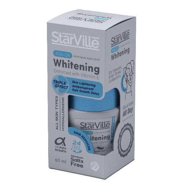 StarVille Whitening Anti Perspirant Hair Reducer Roll On 60ml image number 0