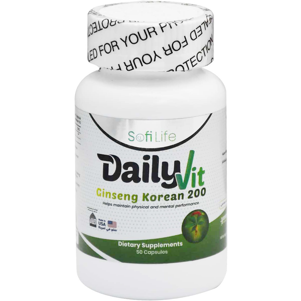 Sofi Life Daily Vit Ginseng Koream 200 mg 50 Capsules image number 0