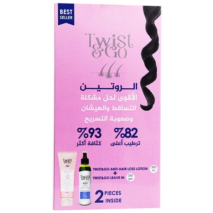 Twist and Go ( Anti-Hair Loss Lotion 250ml + Leave-In Conditioner 250ml ) (Offer Pack) image number 0
