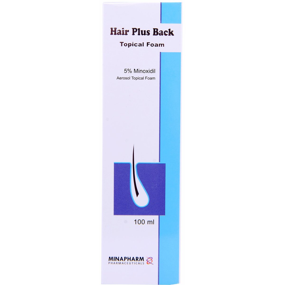 Hair Plus Back Minoxidil 5% (100mll) Topical Scalp Foam image number 0