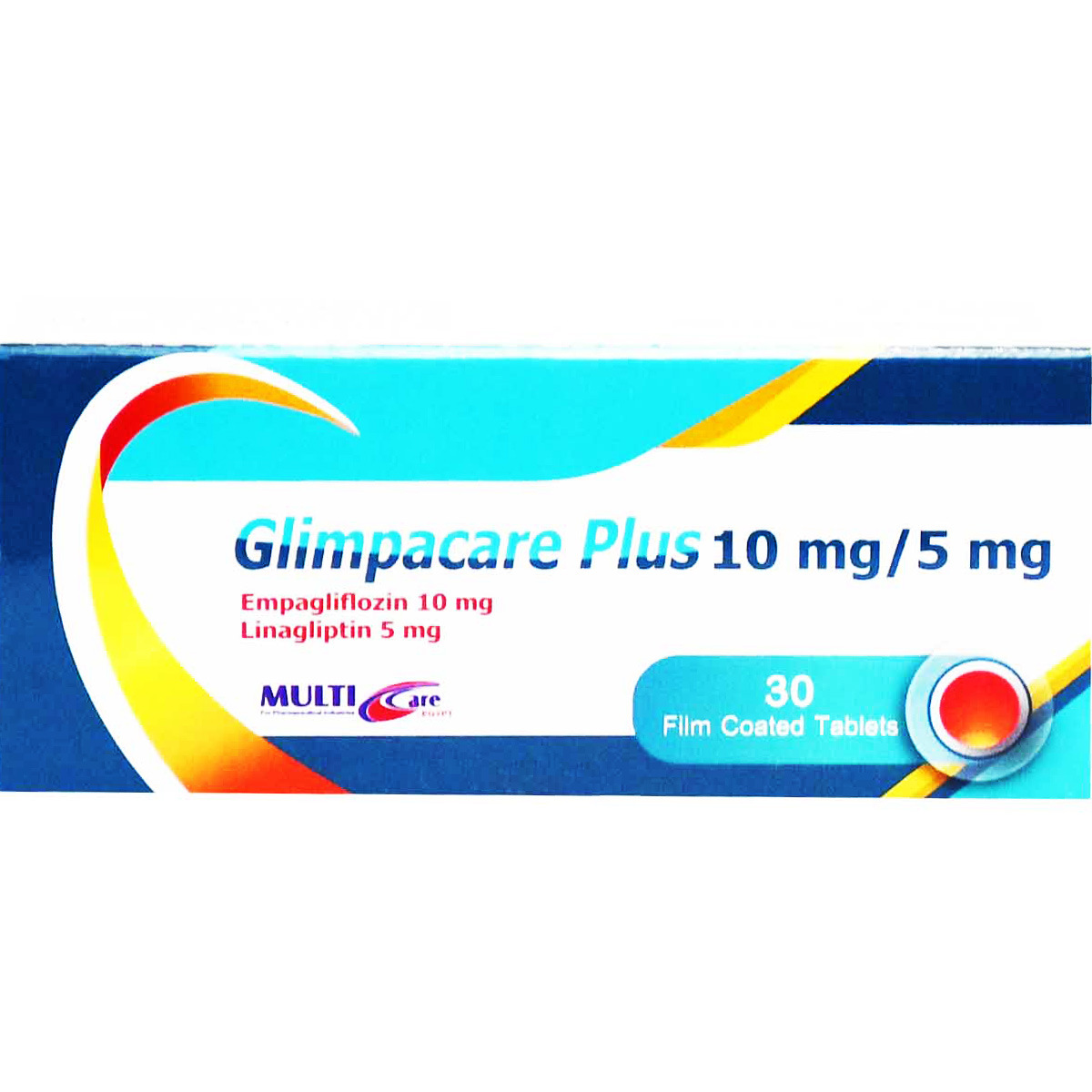 Glimpacare Plus 10 mg/5 mg 30 Film Coated Tablets image number 0
