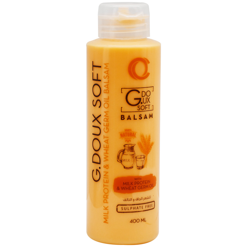 G Doux Soft Milk Protein and Wheat Germ Oil Conditioner 400ml image number 0