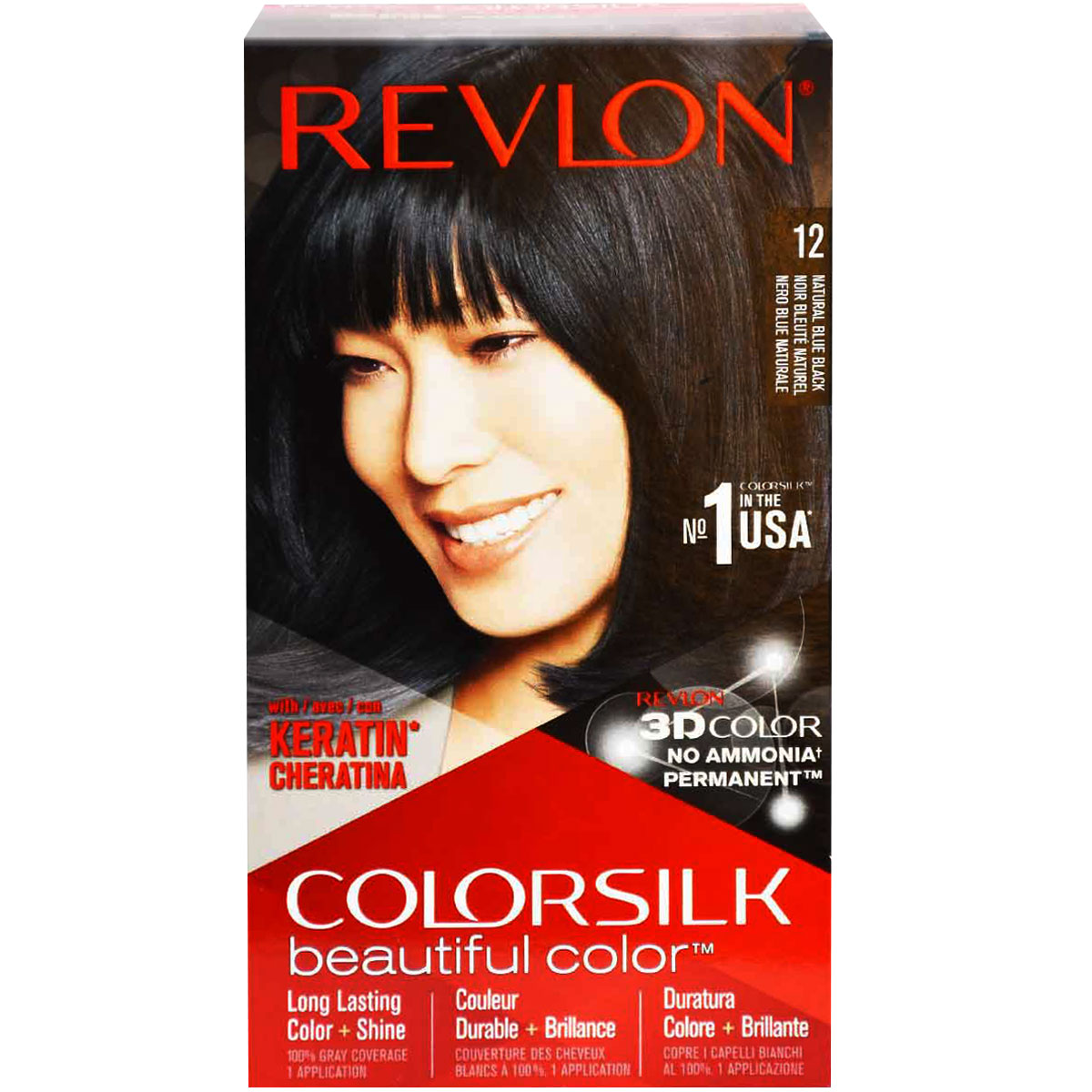 Revlon Colorsilk Natural Blue Black/12 image number 0