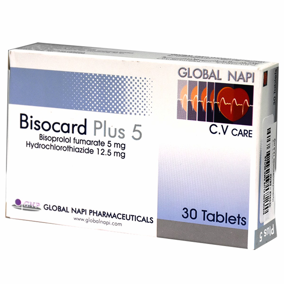 Bisocard Plus 5mg 30 Tablets image number 0
