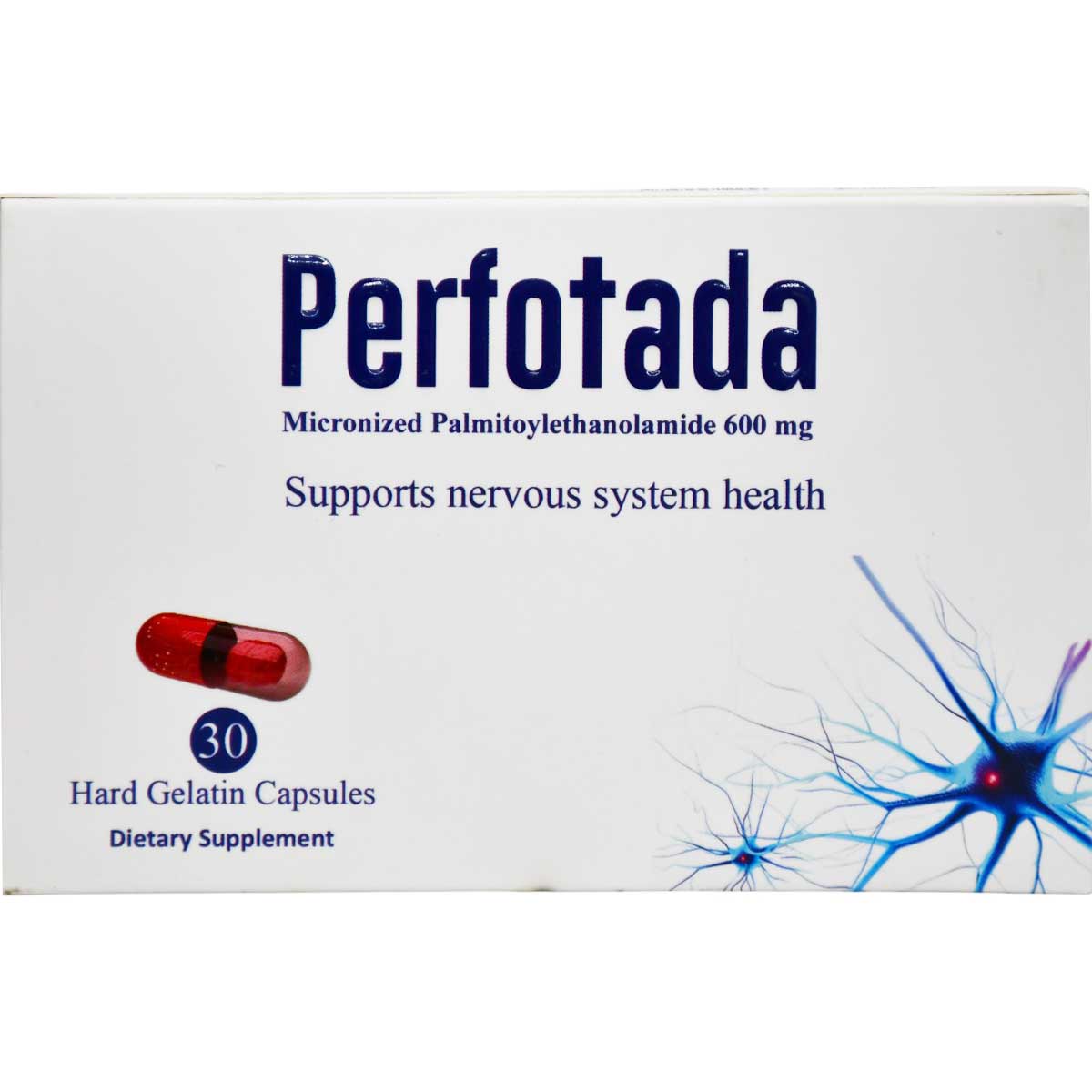 Perfotada 600mg 30 Hard Gelatin Capsules image number 0