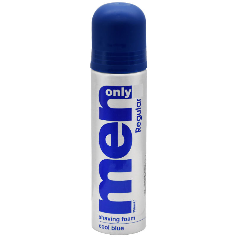 Men Only Cool Blue Shaving Foam Regular 250ml image number 0