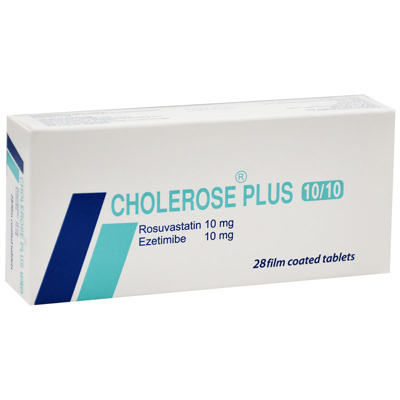 Cholerose Plus 10/10mg 28 Film Coated Tablets image number 0