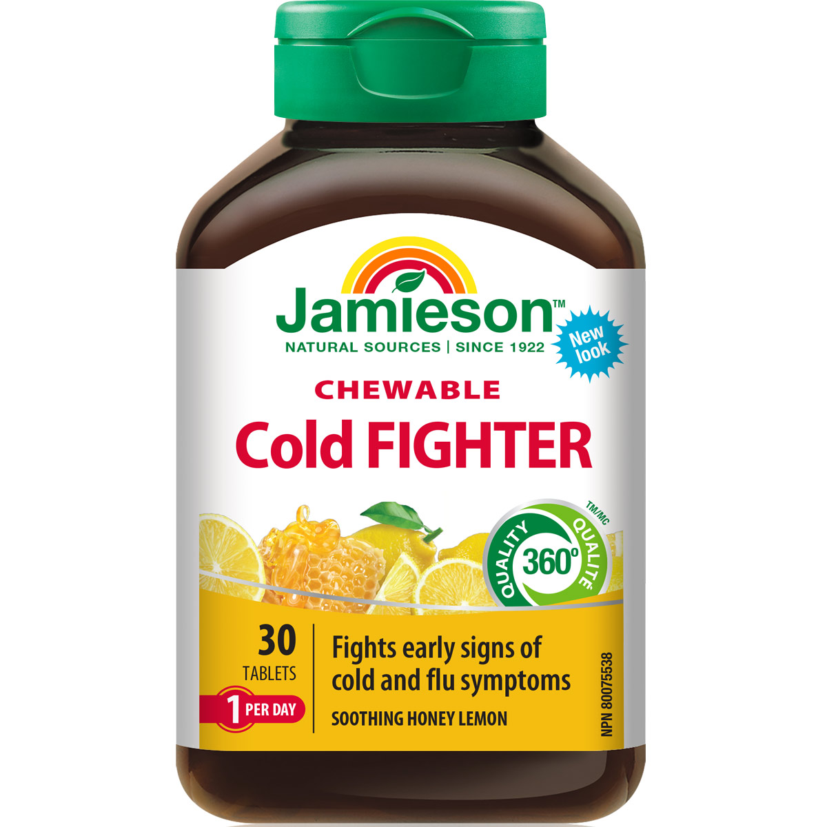 Jamieson Cold Fighter 30 Chewable Tablets image number 0