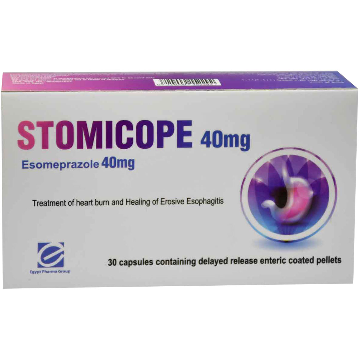 Stomicope 40mg 30 Delayed Release Capsules image number 0
