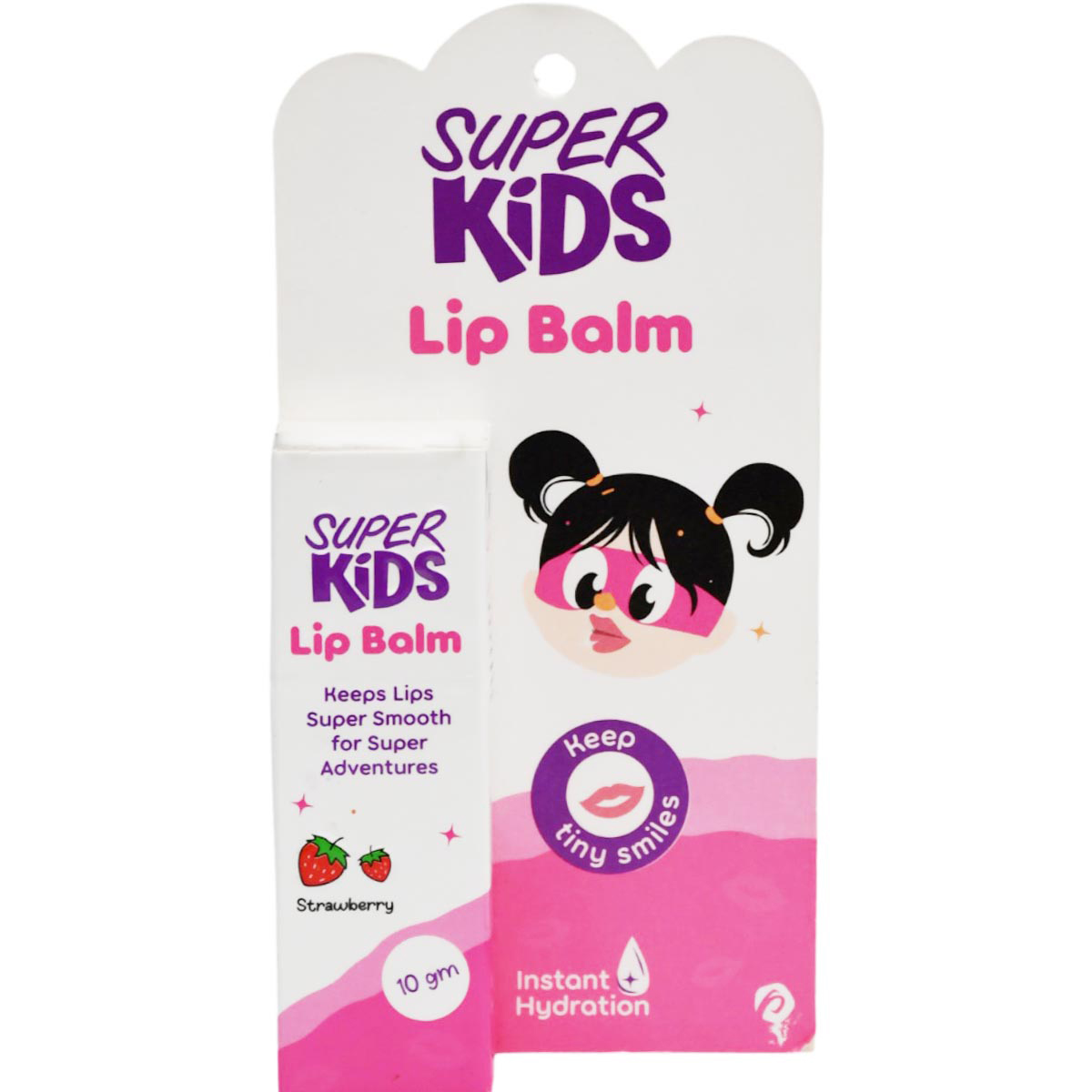 Super Kids Lip Balm Strawberry 10gm image number 0