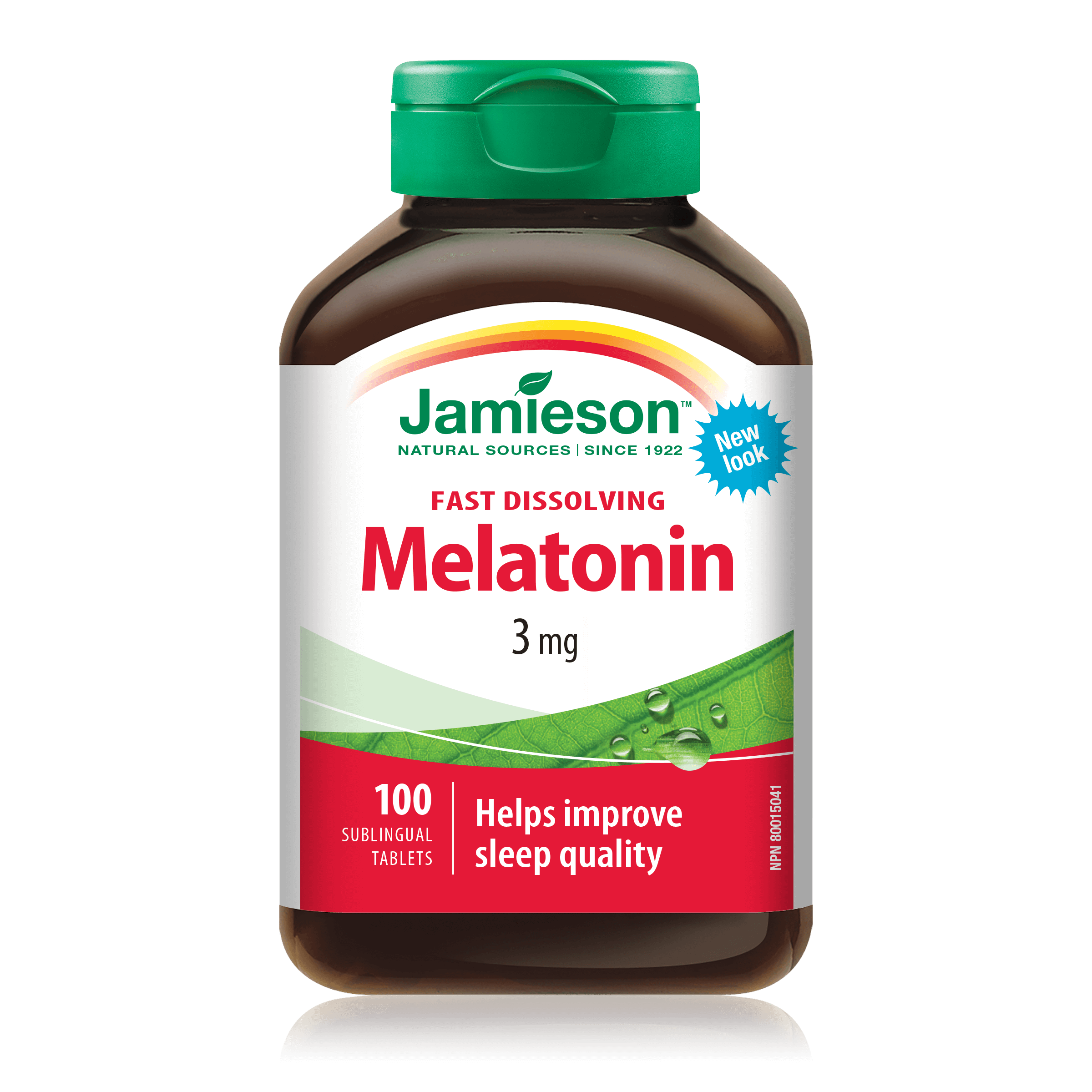 Jamieson Melatonin 3mg 100 Sublingual Tablets image number 0