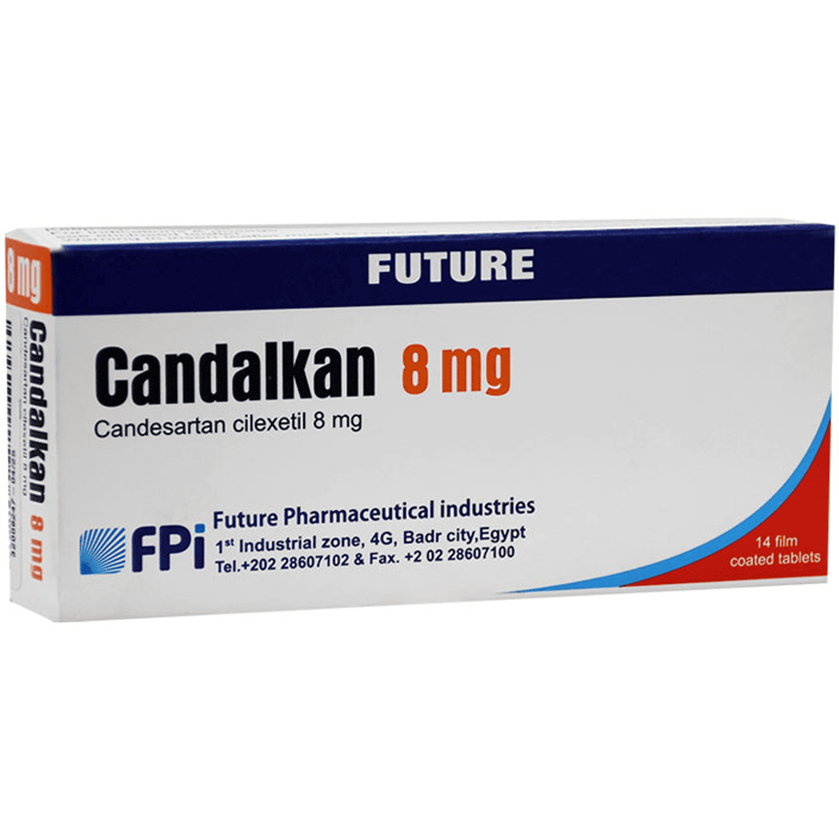 Candalkan 8mg 14 Scored Film Coated Tablet image number 0