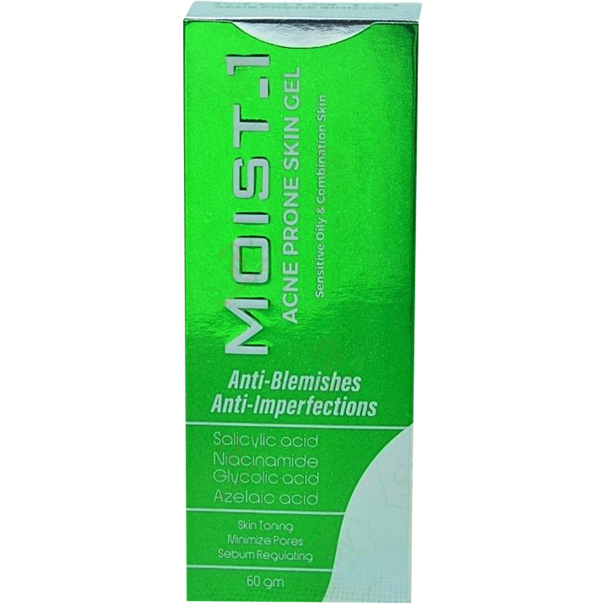 Moist 1 Acne Prone Skin  Gel Sensitive Oily and Combination Skin 60gm image number 0