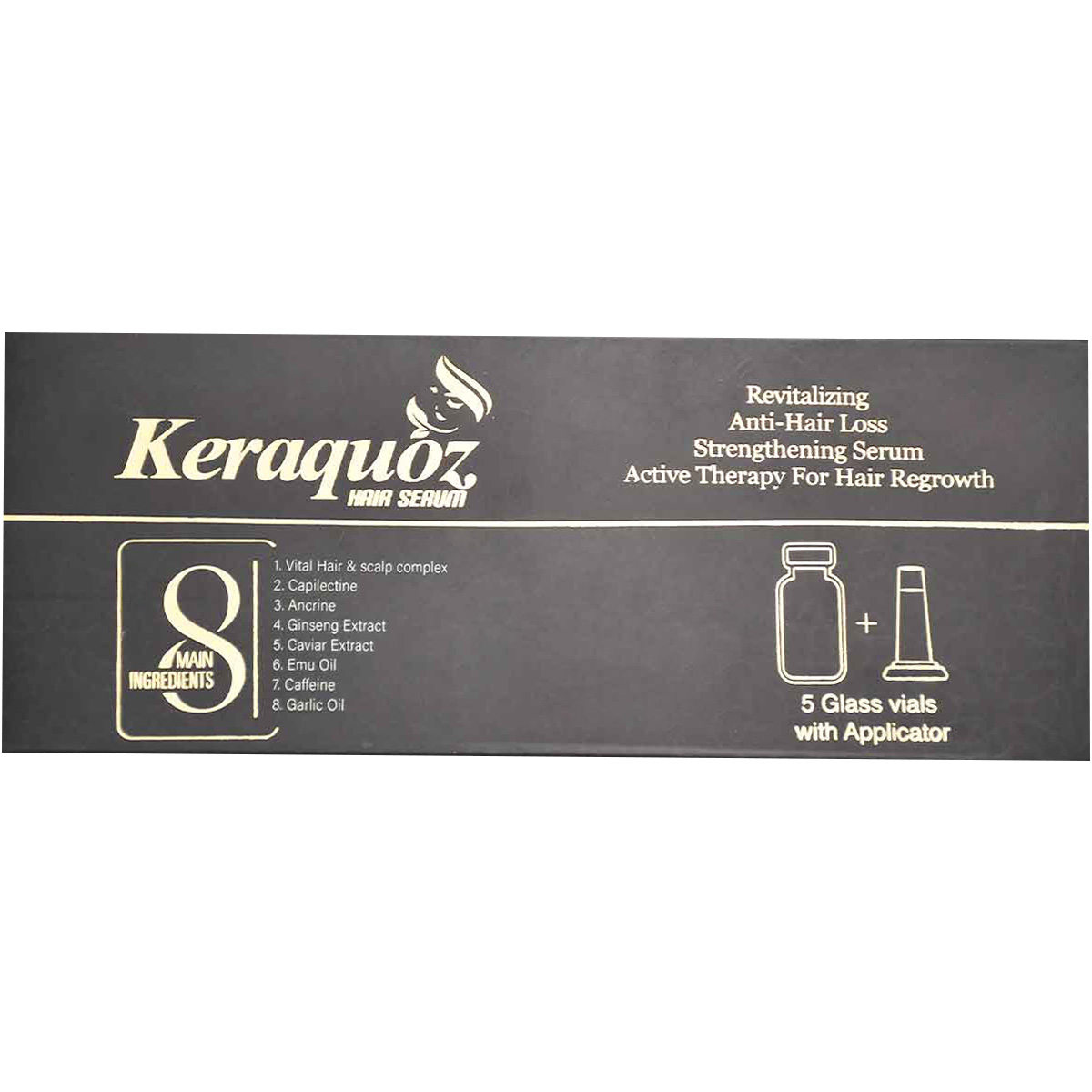 Keraquoz Anti Hair Loss Serum Vials 5&times;10 ml image number 0