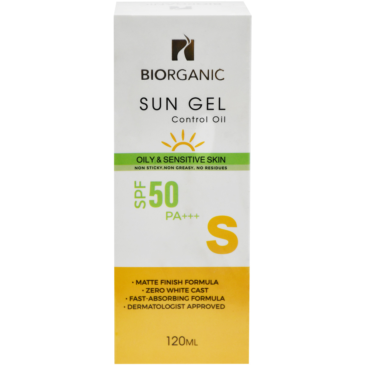 Biorganic Sun Gel Control Oil SPF(50+) 120 ml image number 0