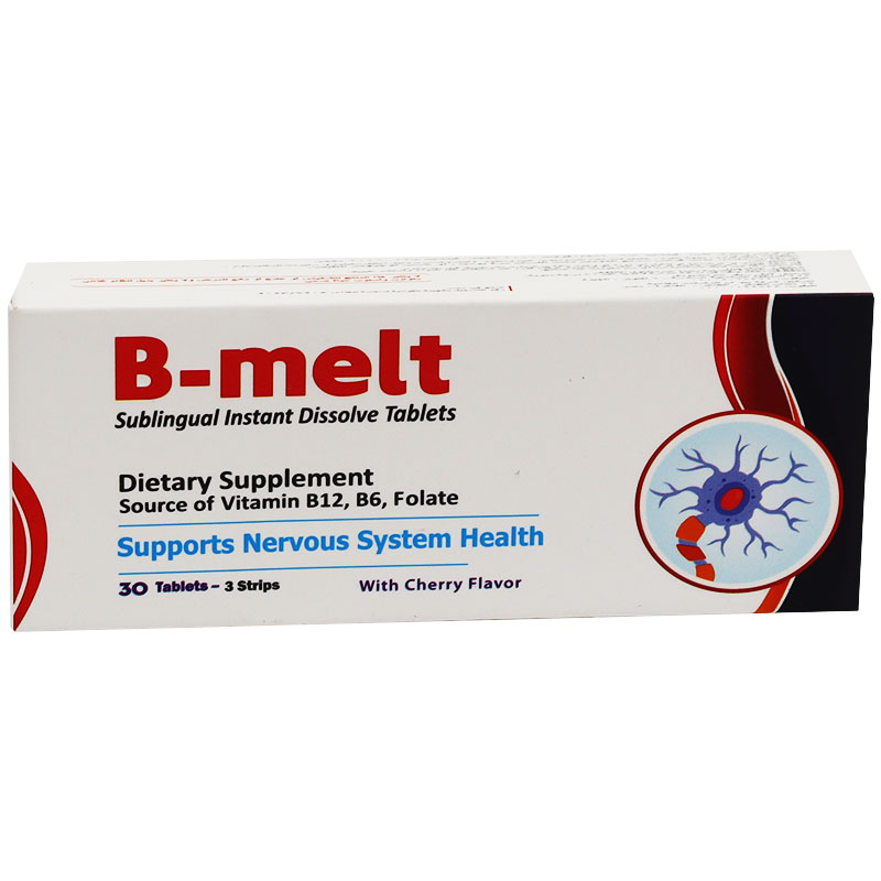 B Melt Cherry Flavor 30 Sublingual Tablets image number 0