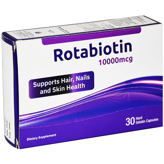Rotabiotin 1000&micro; 30 Hard Gelatin capsules image number 0