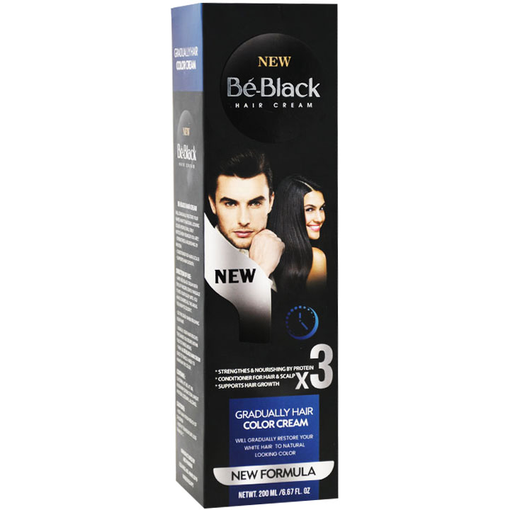 Be-Black Hair Color Cream 200ml image number 0
