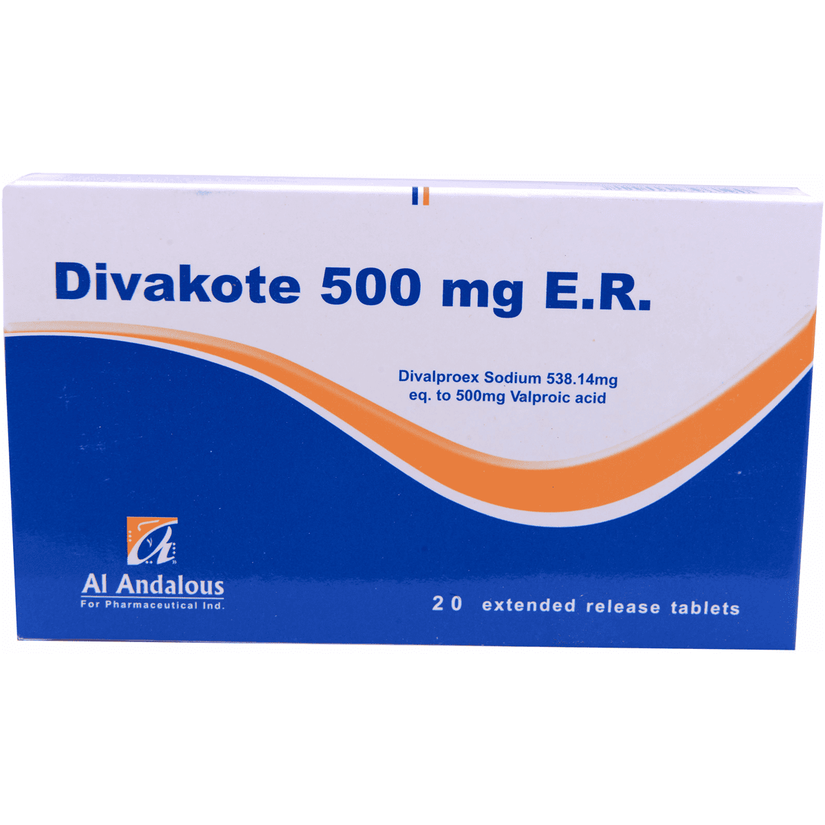 Divakote 500mg Extended Release 20 Tablet image number 0