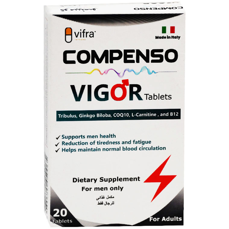 Compenso Vigor for Men 20 Tablets image number 0